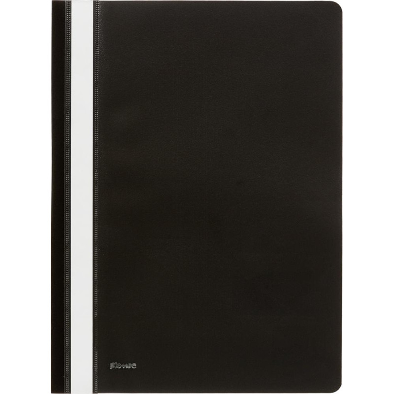 Скоросшиватель пластиковый Комус А4 черный 1810