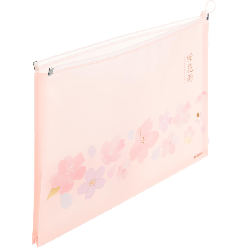 Папка-конверт на молнии zip M&amp;G Sakura Rain, А4, РР, цвет в асс ADM929NT