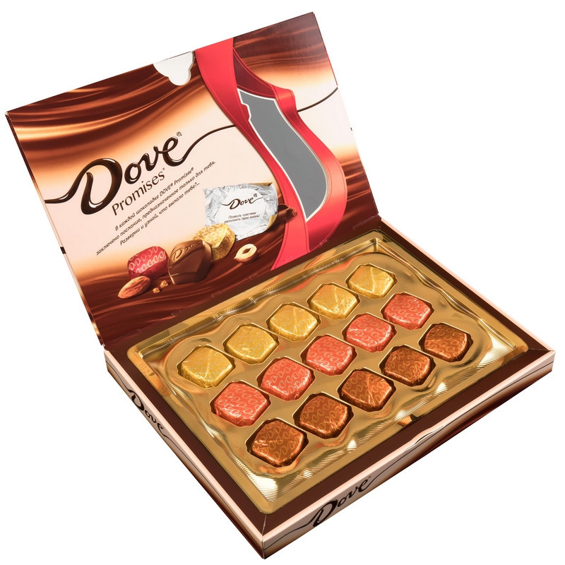 Конфеты Шоколад Dove Promises ассорти молочный шоколад, 118г