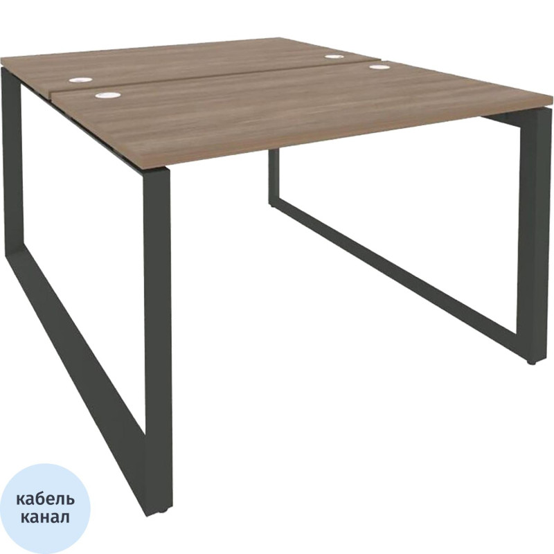 Рабочая станция 0MX_ONIX-О двойная О м/к O.MO-D.RS-2.2.7 аризона дуб/антрац