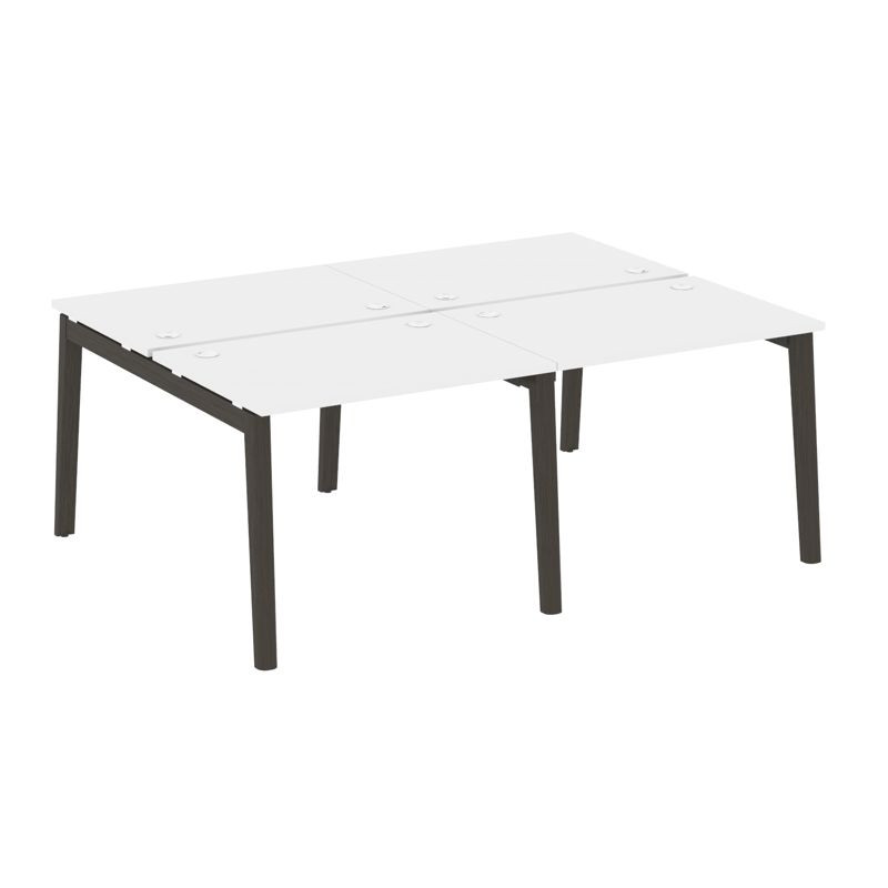 Onix Wood Рабочая станция OW.D.RS-4.1.7 Белый Бриллиант/Дуб Темный/Металл Антрацит 1960*1475*750