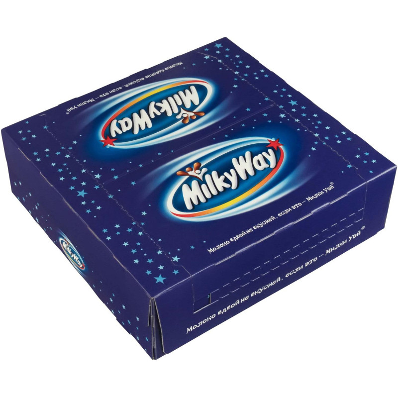 Шоколадный батончик Milky Way 26г, 36шт/уп