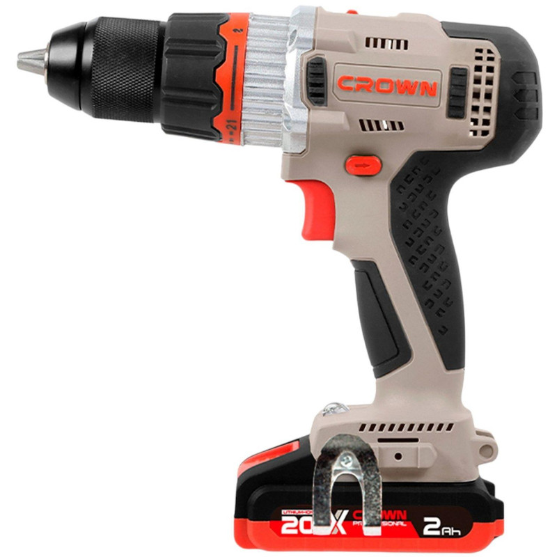 Дрель-шуруповерт ударная аккумуляторная BL CROWN CT21093HMX-2 BMC