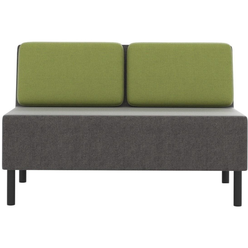 Модуль прямой 0MX_ТF_М27 Select 2-М, ткань рогожка серый/зеленый