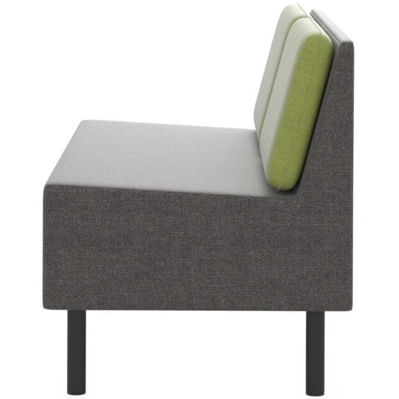 Модуль прямой 0MX_ТF_М27 Select 2-М, ткань рогожка серый/зеленый