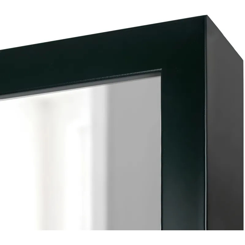 Зеркало МИР_в раме ПЛС 340х30х640 / 300х600 (365007702) черный