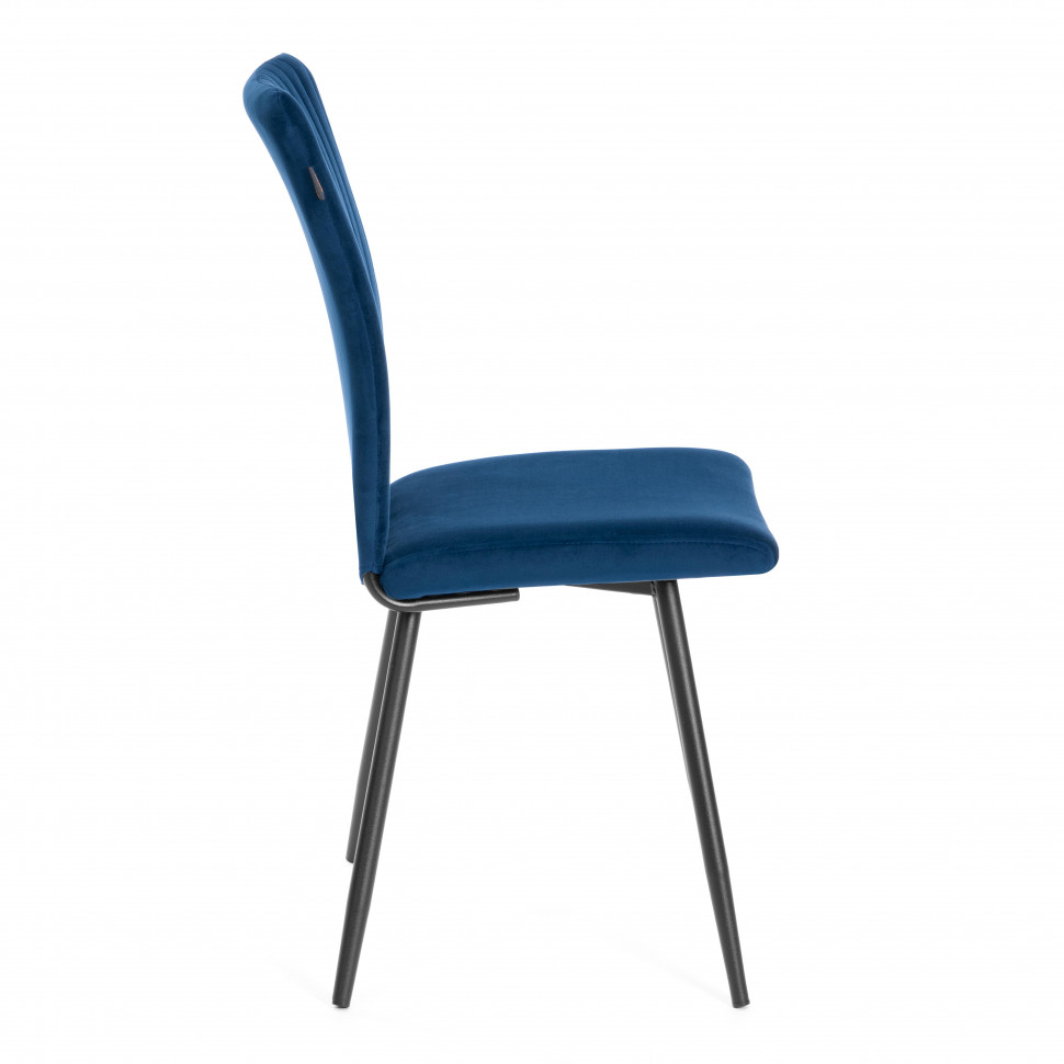 Стул обеденный Monte Carlo TREND, велюр, Blue (синий), 49х51х93 см
