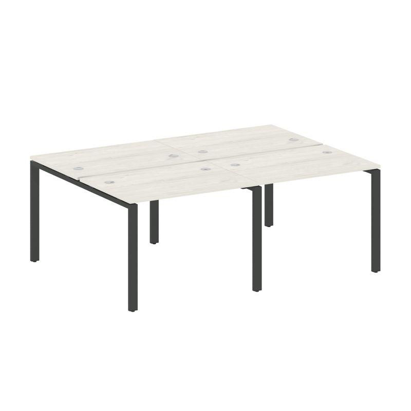 Metal System Рабочая станция на 4 места на П-образном м/к БП.СМ-4.1 Дуб Наварра/Металл Антрацит 2000 Metal System Рабочая станция на 4 места на П-образном м/к БП.СМ-4.1 Дуб Наварра/Металл Антрацит 2000