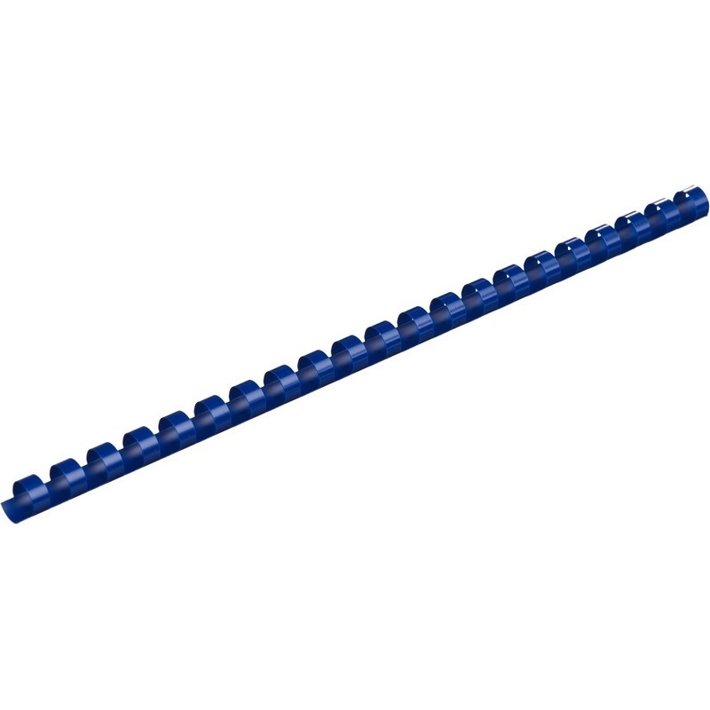 Пружины для переплета пластиковые Promega office 12мм синие 100шт/уп.