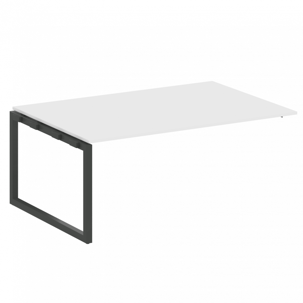 Metal System Quattro Проходной элемент перег. стола на О-образном м/к 50БО.ППРГ-5 Белый/Металл Антра