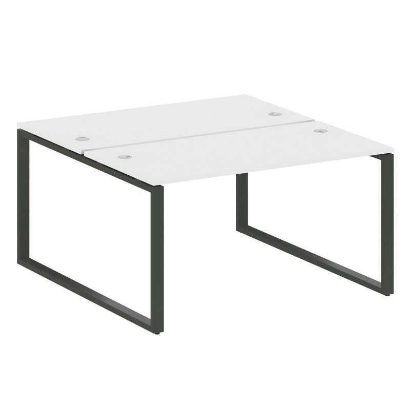 Metal System Рабочая станция на О-образном м/к БО.РАС-СП-2.3 Белый/Металл Антрацит 1400*1475*750 Metal System Рабочая станция на О-образном м/к БО.РАС-СП-2.3 Белый/Металл Антрацит 1400*1475*750