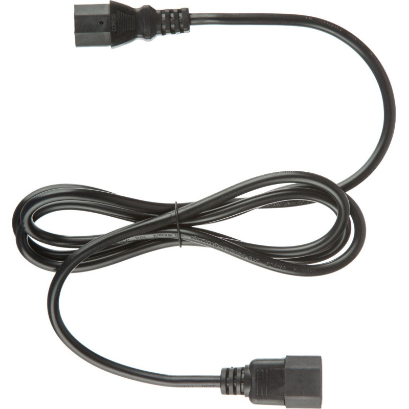 Кабель питания ProMega C13(F)-C14, 10А, 0,75мм2, 1.8м, чер (OPC002)