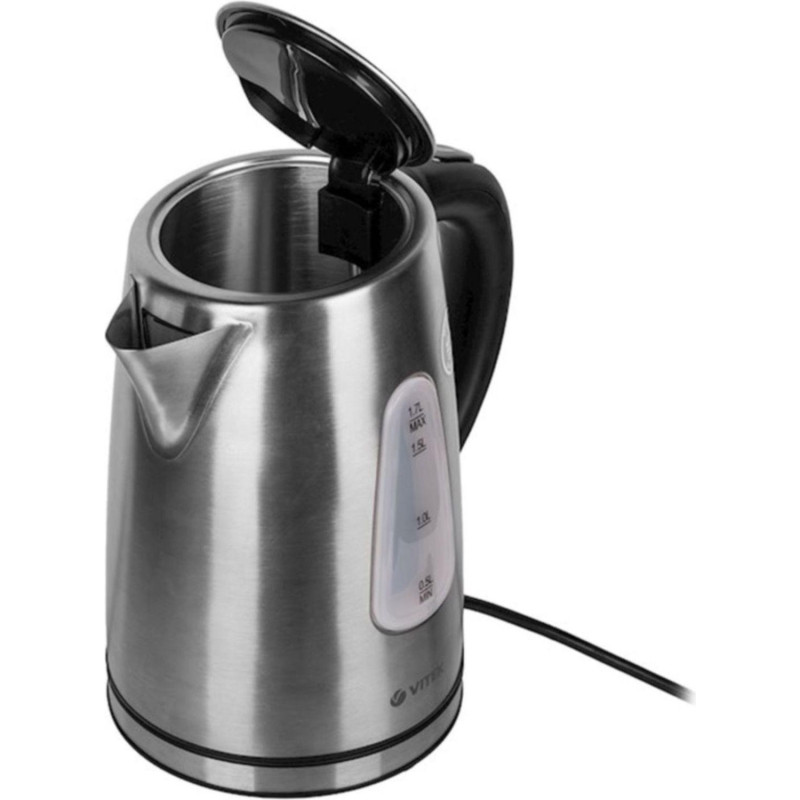 Чайник  Vitek VT-7007, 2200 Вт, 1,7 л, металл