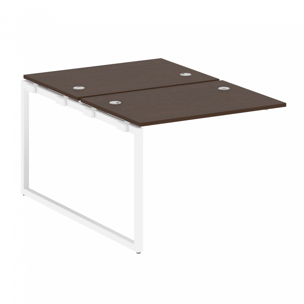 Metal System Quattro Проходной элемент рабочей станции на О-образном м/к 40БО.ПРС-СП-2.1 Венге Цаво/ Metal System Quattro Проходной элемент рабочей станции на О-образном м/к 40БО.ПРС-СП-2.1 Венге Цаво/