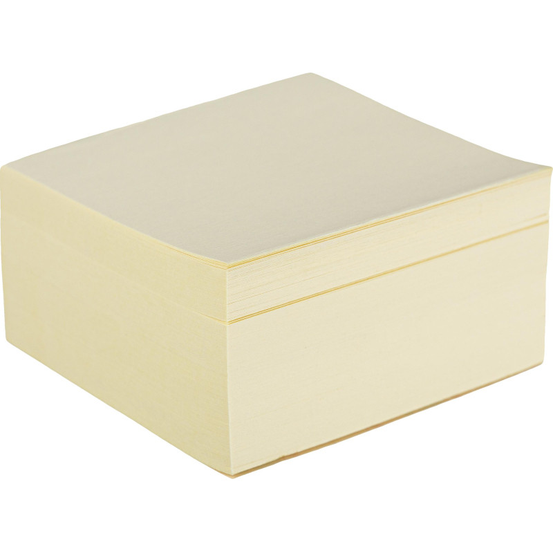 Стикеры КОМУС с клеев.краем Куб 76х76 желтый 400л