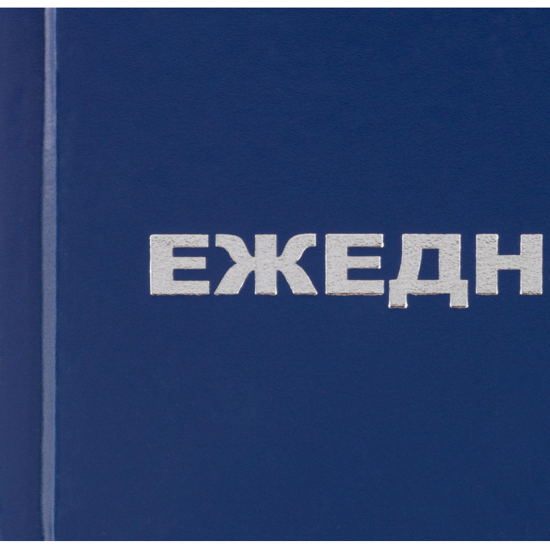 Ежедневник недатированный синий бумвинил,128х200,128л, Attache Economy