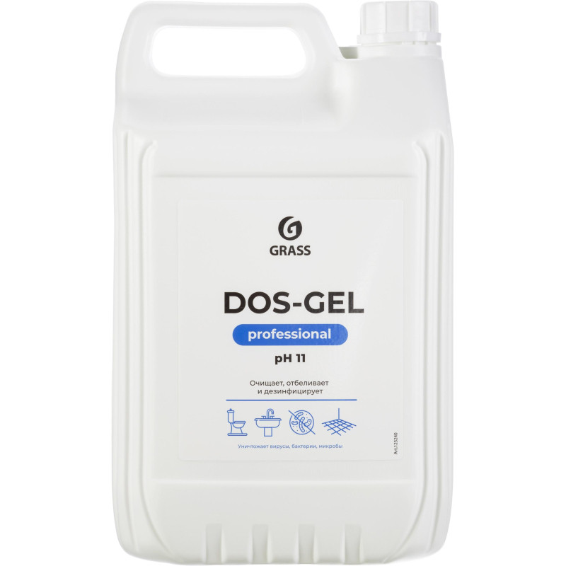 Профхим сантех щел гель с отбел/дез-эфф, с ХЛОР Grass/DOS GEL 5,3кг