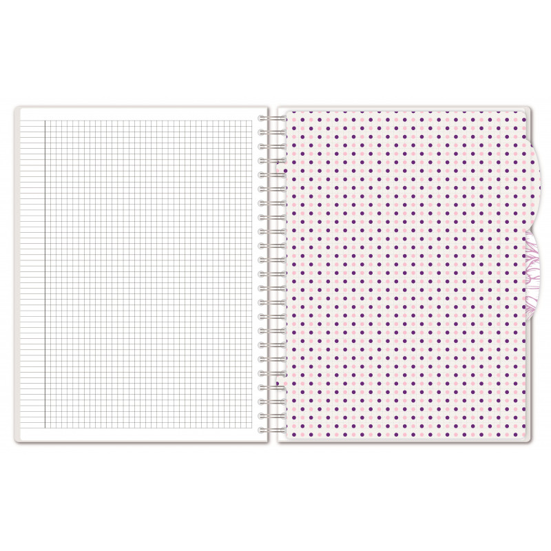 Бизнес-тетрадь А4,140л,кл,спир.пласт Attache Selection Flower Dreams 876751