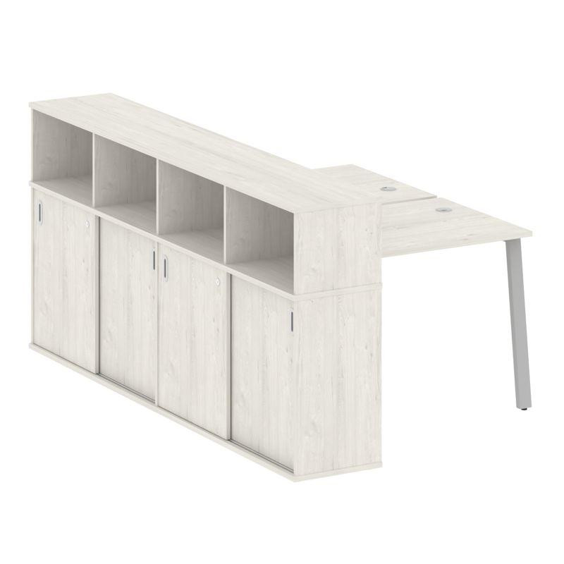 Metal System Рабочая станция с шкафом-купе на А-образном м/к БА.РС-СШК-4.1 Т Дуб Наварра/Металл Серы Metal System Рабочая станция с шкафом-купе на А-образном м/к БА.РС-СШК-4.1 Т Дуб Наварра/Металл Серы