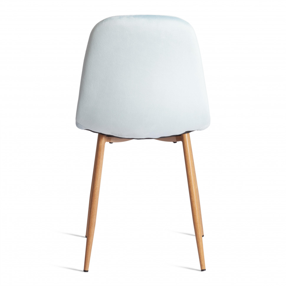 Стул BREEZE (mod. 4724) / 2 шт. в упаковке Велюр/металл , Aquamarine (аквамарин) HLR16 / натуральный, 44 х 53 х 87 см