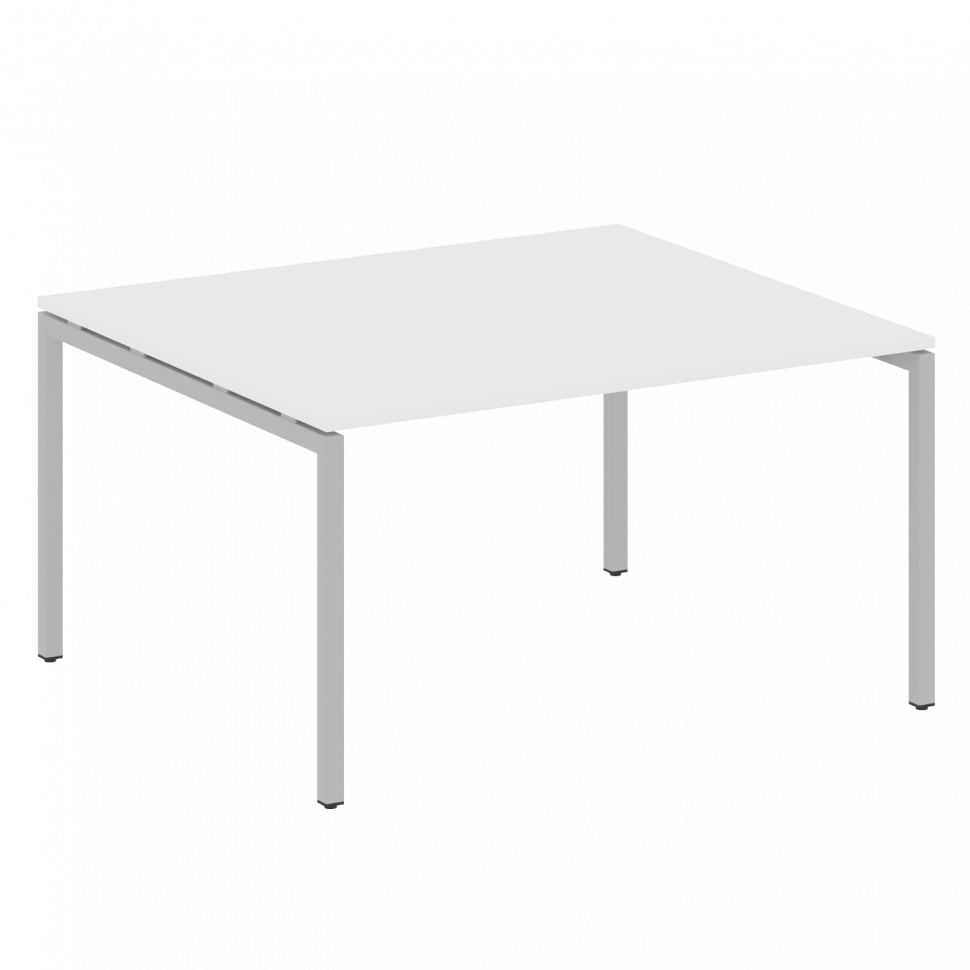 Metal System Quattro Переговорный стол (1 столешница) на П-образном м/к 40БП.ПРГ-1.3 Белый/Металл Се Metal System Quattro Переговорный стол (1 столешница) на П-образном м/к 40БП.ПРГ-1.3 Белый/Металл Се