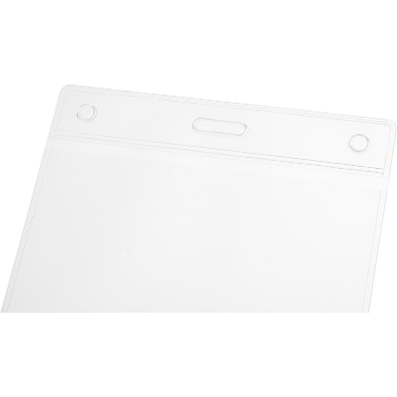 Бейдж Attache Economy 108x126 150мкм,шнурок 45см син, вкладыш 90x120 5шт/уп