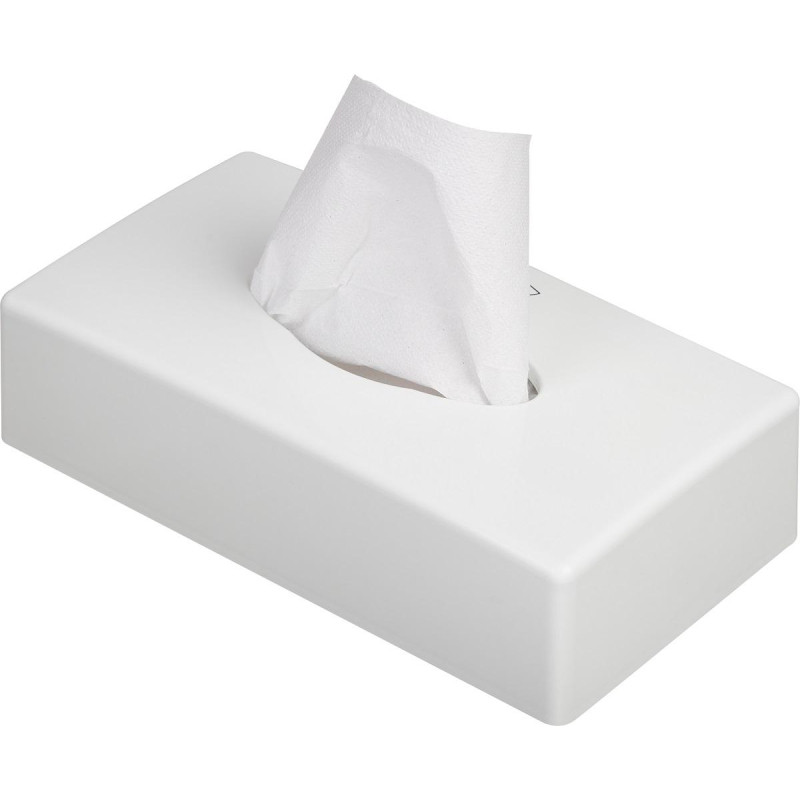 Диспенсер для салфеток косметических Luscan пласт.белый 0912W