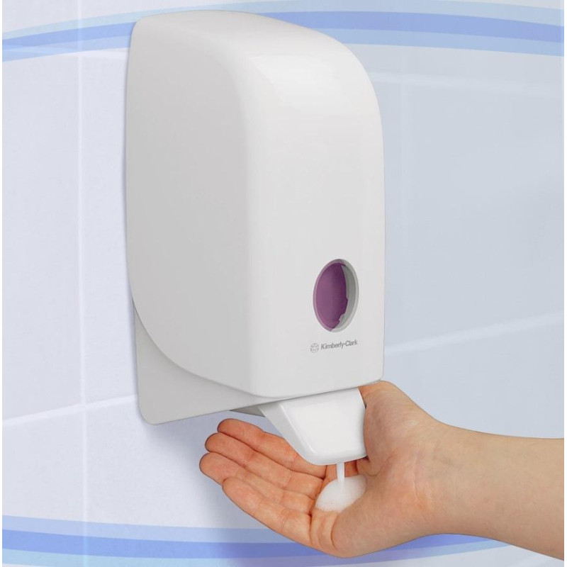 Дозатор для жидкого пенного мыла KK Aquarius белый  1 л 6948