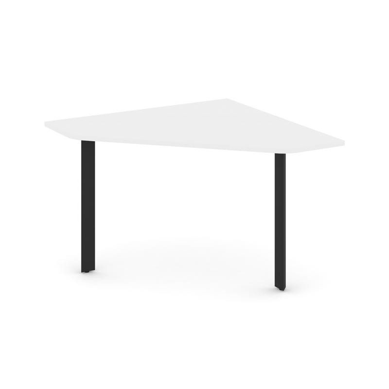 Style Project Угловой элемент переговорного стола SN-59.UPRG-031 Белый/Металл Черный 1180*1180*750