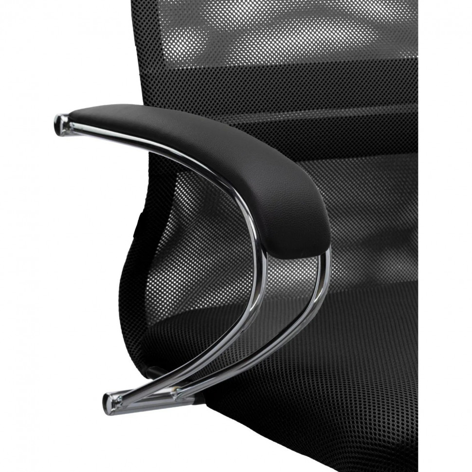 Кресло MT Комус Мебель Easy Chair 675 сетка/ткань,черный,хром