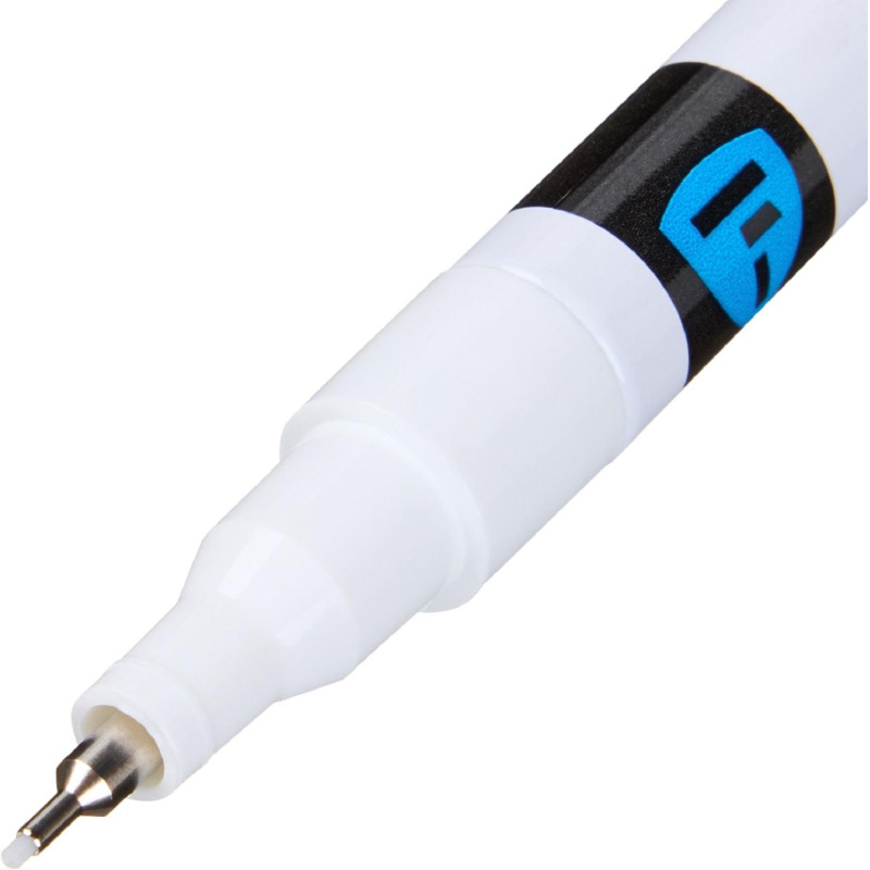 Маркер лаковый TOPFORT Industrial 1 мм белый