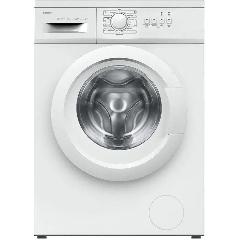 Стиральная машина Centek CT-1901 (белый) 1000 / 6кг / 40см / Пар / A
