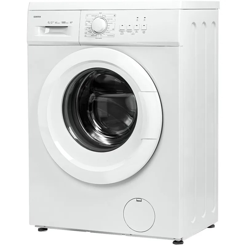 Стиральная машина Centek CT-1901 (белый) 1000 / 6кг / 40см / Пар / A
