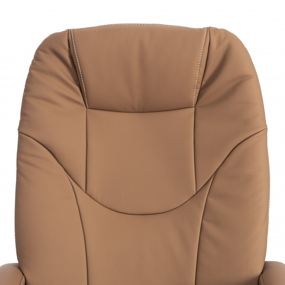 Кресло Софти Люкс/Softy Lux Экокожа LUX Classic 18-13, св.-коричневый