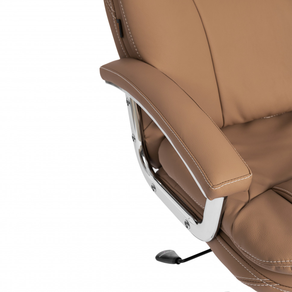 Кресло Софти Люкс/Softy Lux Экокожа LUX Classic 18-13, св.-коричневый