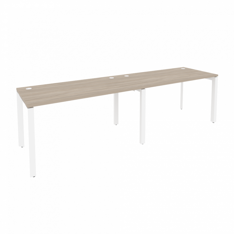 Onix Рабочая станция на П-образном м/к O.MP-RS-2.3.7 Дуб Аттик/Металл Белый 2760*720*750 Onix Рабочая станция на П-образном м/к O.MP-RS-2.3.7 Дуб Аттик/Металл Белый 2760*720*750