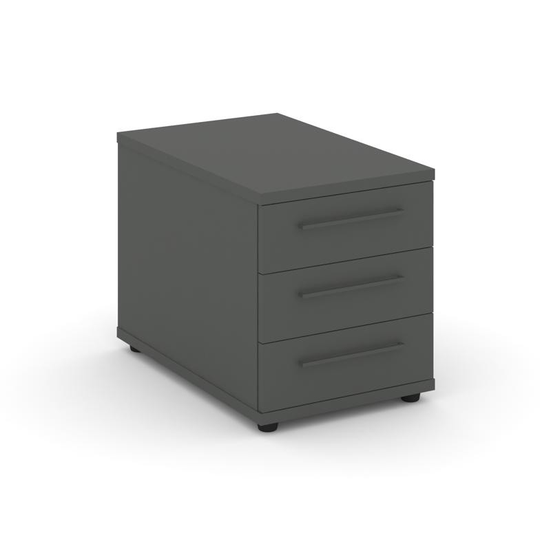 Rift Тумба опорная/приставная RF.TOP-002 Антрацит/Черный Ручки 700*450*523