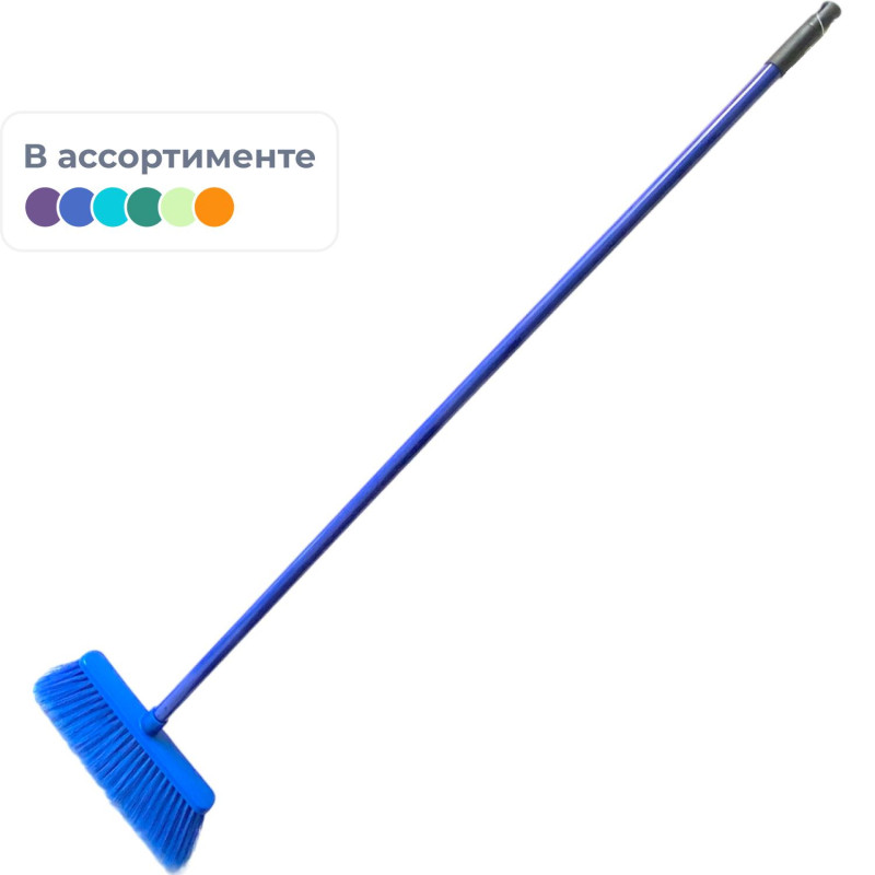 Щетка для пола EUROHOUSE с рукояткой 120см 13514_СПБ