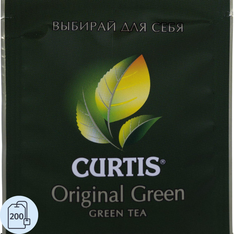 Чай зеленый Curtis Original Green Tea сашет 2гx200пак 16506