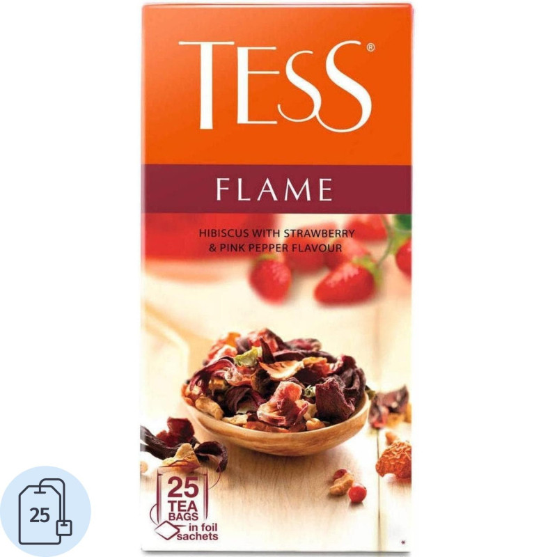 Чай TESS FLAME фруктовы 25пак