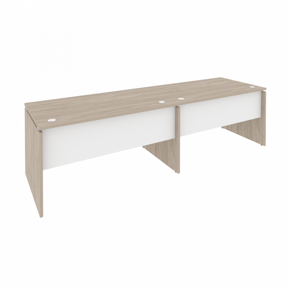 Onix Рабочая станция O.RS-2.3.8 Дуб Аттик/Белый Бриллиант 2760*800*750 Onix Рабочая станция O.RS-2.3.8 Дуб Аттик/Белый Бриллиант 2760*800*750