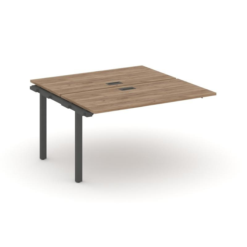 Style Project Проходной наб. элем. SN-59P.DNRS-011 Дуб Табак/Металл Антрацит/Черный Заглушка 980*143