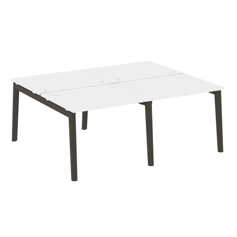 Onix Wood Рабочая станция OW.D.RS-4.1.8 Белый Бриллиант/Дуб Темный/Металл Антрацит 1960*1635*750