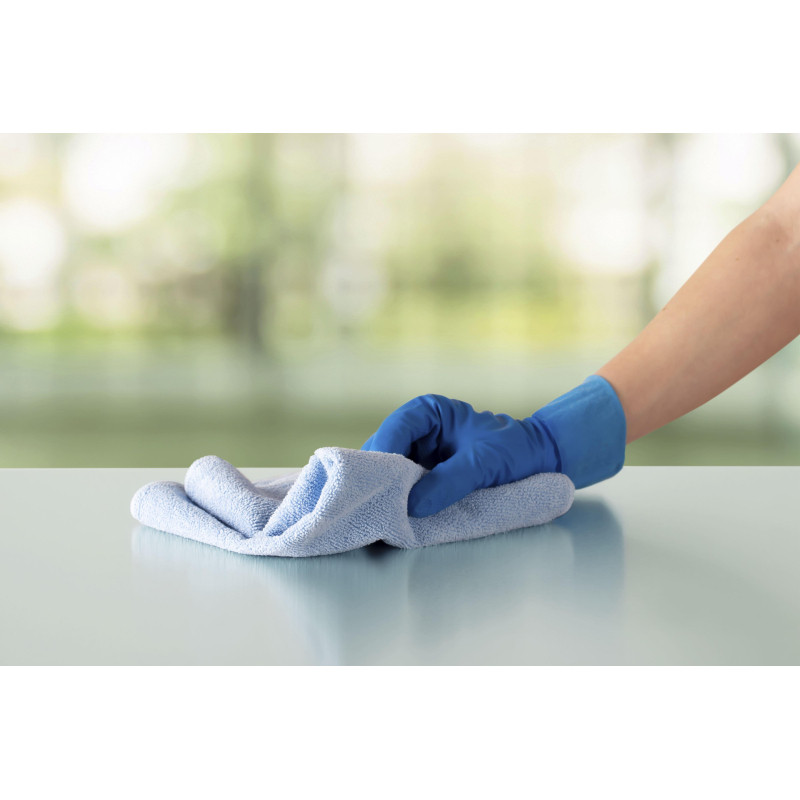 Салфетки хозяйственные Vileda МикроТафф Плюс синие 5шт/уп арт.174192/169918