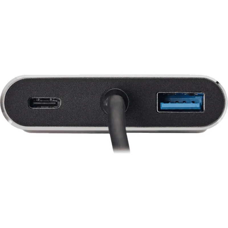 Кабель USB3.1 TypeCm - HDMI+USB3.0+PD+VGA Alum Grey 4K, Telecom <TUC055