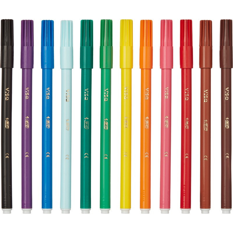 Фломастеры 12цв., Bic, 888695