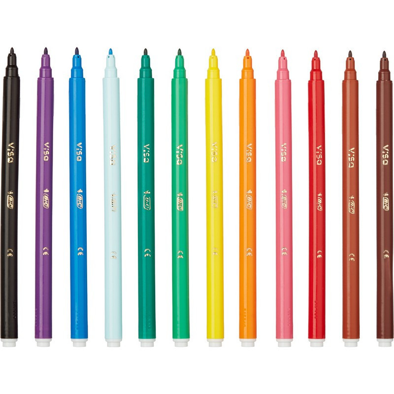 Фломастеры 12цв., Bic, 888695