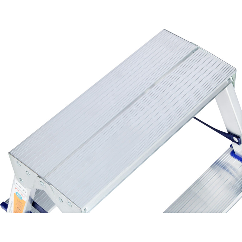 Стремянка двухсторонняя алюминиевая 2 ступени Комус      