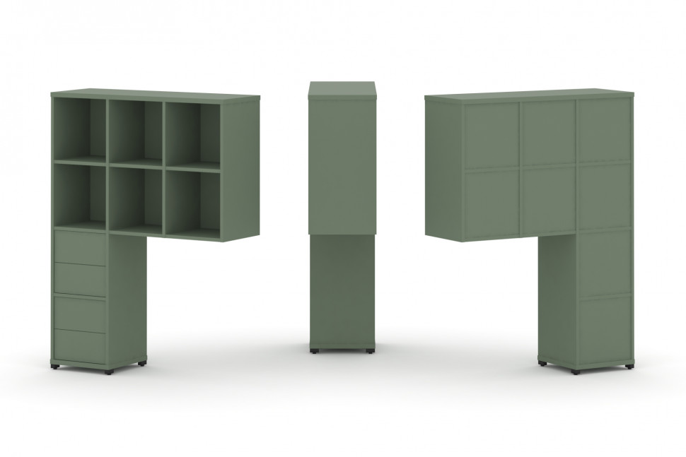 Concept Надставка высокая CN.ONV-005 Кобо/Металл Черный 1099*350*1486