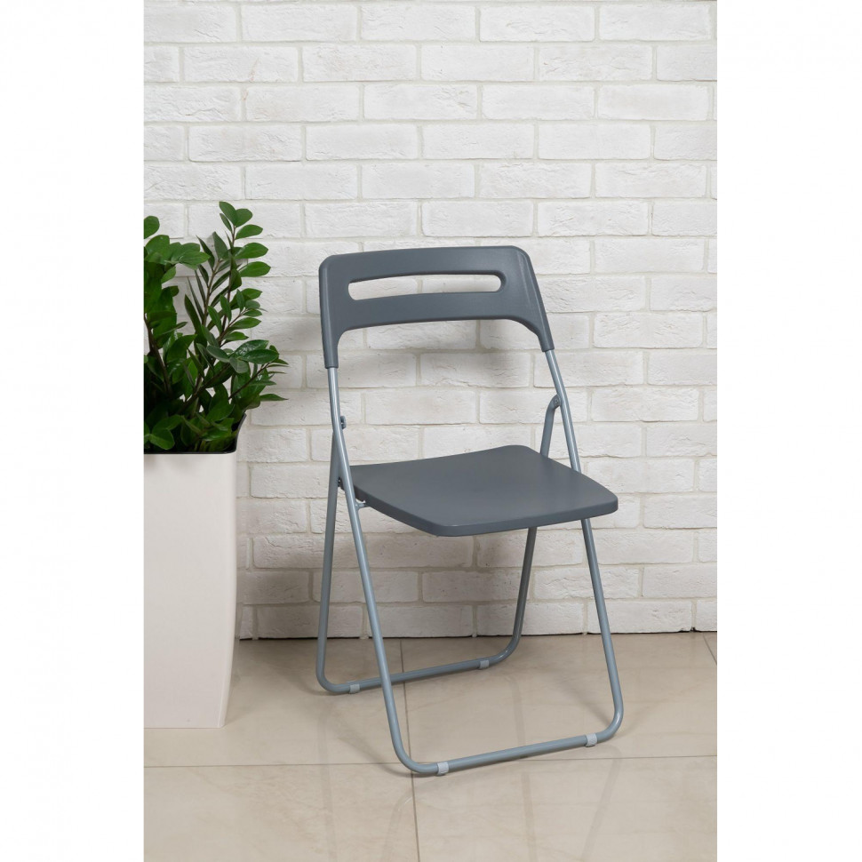 Стул XPP_Комус Мебель раскладной Folding серый
